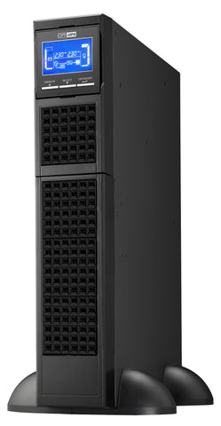 OPTI-UPS DS1000E-RM (Tower/Rackmount) (1000VA / 1000W) Online Double Conversion Uninterruptible Power Supply, Pure Sine Wave, UPS Battery Backup, Surge Protection, updated version of DS1000B / DS1500B (Durable Series)