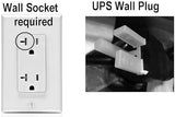 OPTI-UPS TS2000E 2000va / 1200 Watts (USA 120 Volts) 3 Year Warranty Line Interactive UPS Battery Backup & Surge Protector Uninterruptible Power Supply (Black) **Requires 20-AMP NEMA 5-20 Wall Outlet