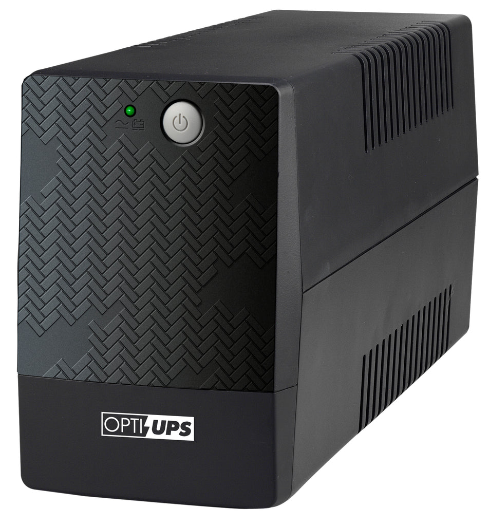 OPTI-UPS TS800E-2X (220V/230V/240V) IEC Outlets, 800VA 480W Line Interactive UPS Battery Backup with AVR Surge Protection - 4 Outlets (Black) - Uninterruptible Power Supply ***THIS IS 230V EUROPEAN MODEL***