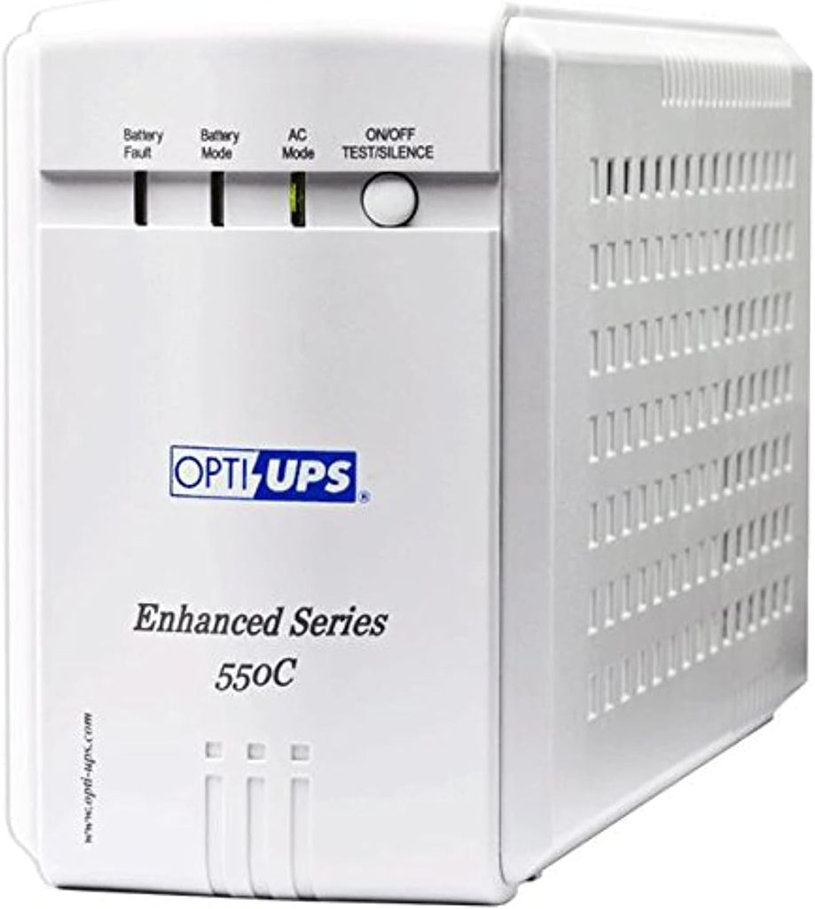 OPTI-UPS ES550C-2X (220V/230V/240V) IEC Outlets, Enhanced Series Line Interactive Uninterruptible Power Supply (550VA, 330W)