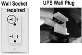 OPTI-UPS DS2000E (2000VA / 2000W) Online Double Conversion Uninterruptible Power Supply, Pure Sine Wave, UPS Battery Backup, Surge Protection, (Requires 20 amp Outlet, See Picture) Updated Version of DS1500B / DS2000B