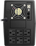 OPTI-UPS TS2000E Plus 2000VA 1200W Line Interactive UPS Battery Backup with AVR Surge Protection - 6 Outlets (Black) - Uninterruptible Power Supply (Requires 20-AMP NEMA 5-20 Wall Outlet)