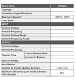 OPTI-UPS DS1000I (220V/230V/240V) IEC Outlets, Enhanced Series Uninterruptible Power Supply Online Double Conversion (1000va / 900W) ***THIS IS 230V EUROPEAN MODEL***