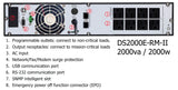 (Tower/Rackmount) OPTI-UPS DS2000E-RM Version II 120v USA Voltage (2000VA / 2000W) Online Double Conversion Uninterruptible Power Supply, Pure Sine Wave, UPS Battery Backup, Surge Protection (Needs 20 amp Outlet, See Picture) updated version of DS2000B/RM
